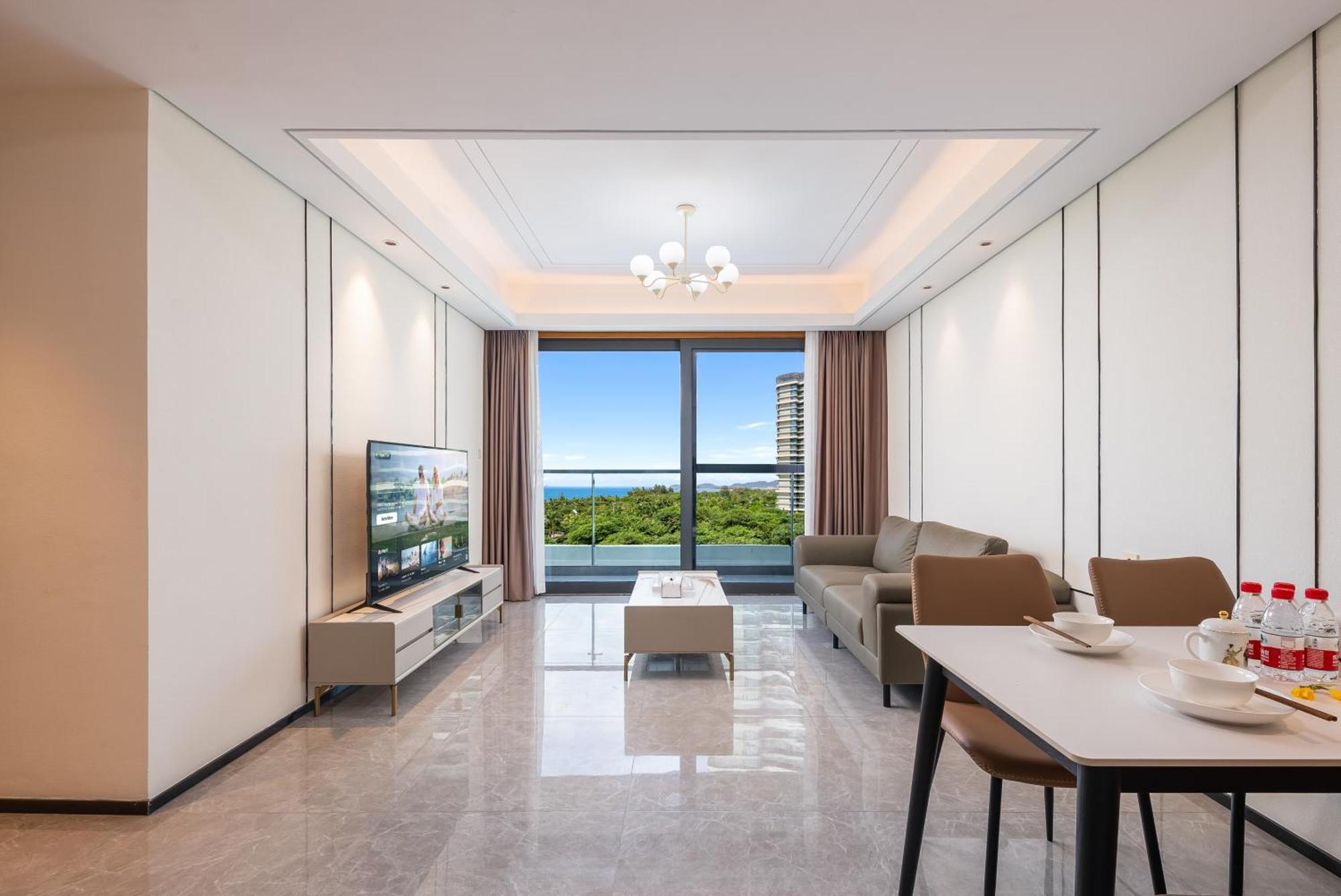 Puhai Sea View Apt By Hailan Tour At Sanya Yazhou Bay#Only 100 Meters To Beach And Sea Swimming Area Esterno foto