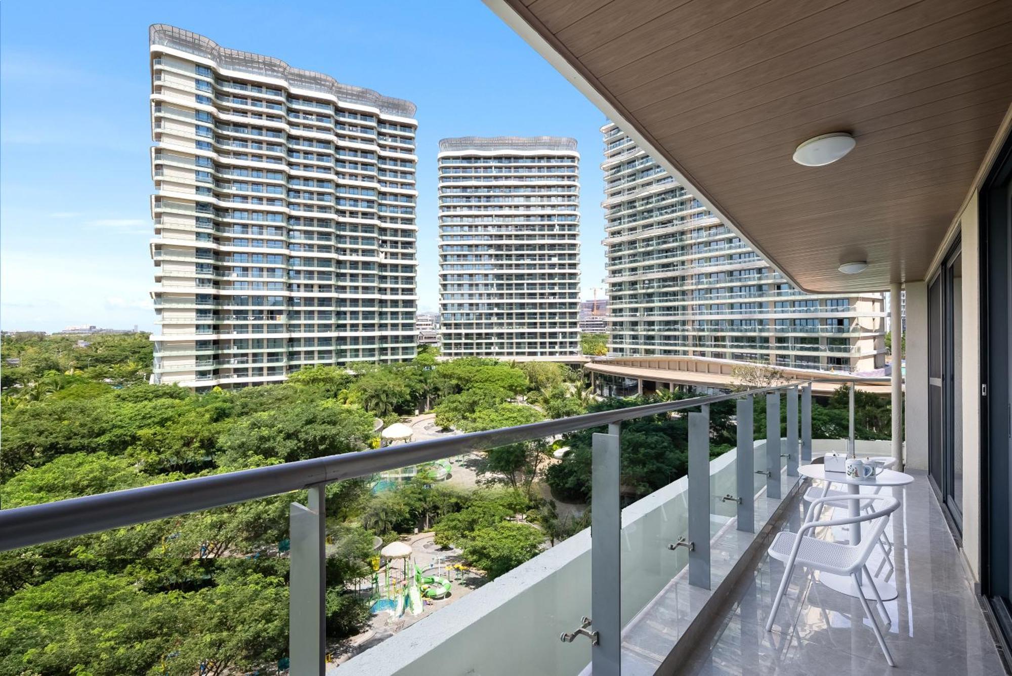 Puhai Sea View Apt By Hailan Tour At Sanya Yazhou Bay#Only 100 Meters To Beach And Sea Swimming Area Esterno foto