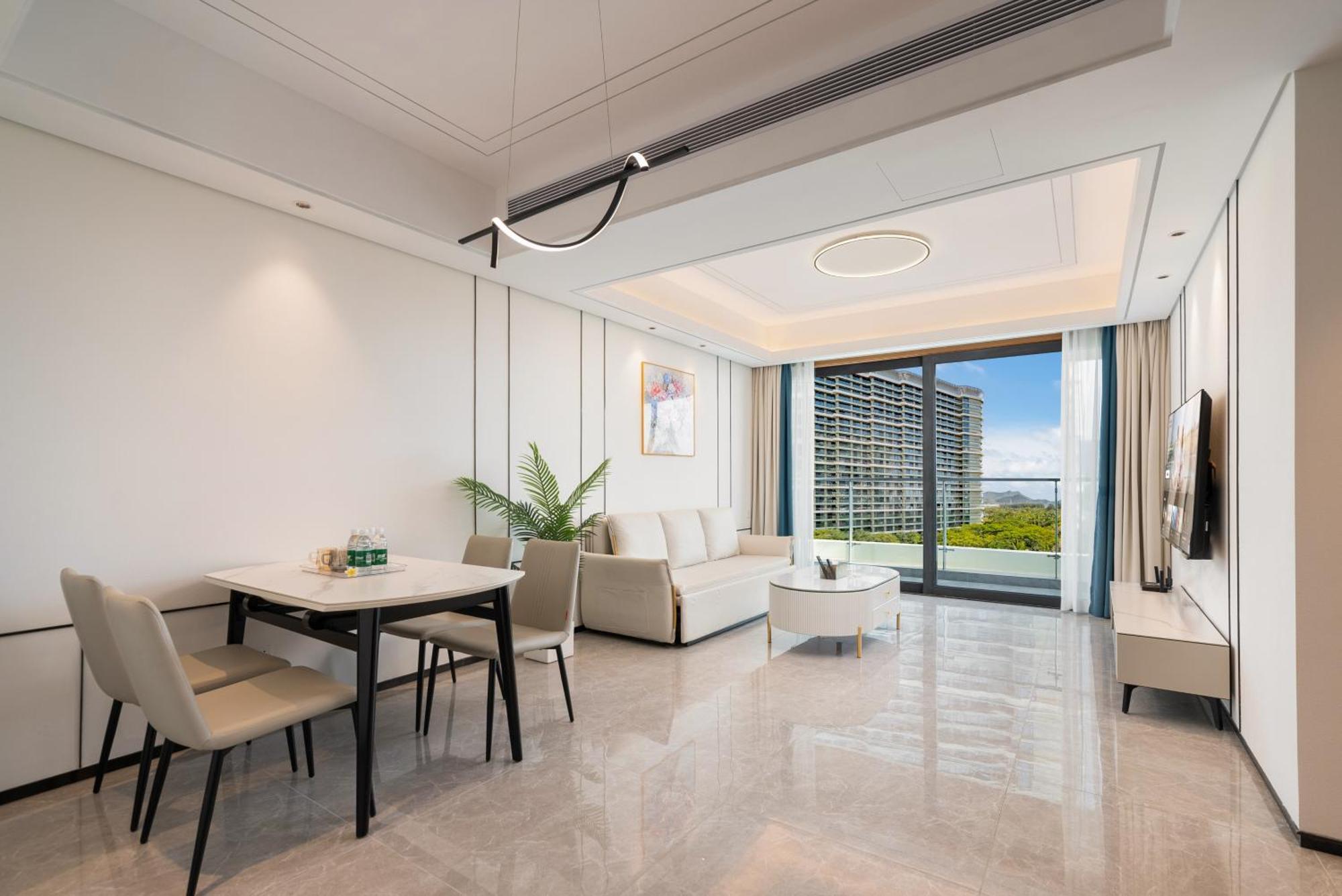 Puhai Sea View Apt By Hailan Tour At Sanya Yazhou Bay#Only 100 Meters To Beach And Sea Swimming Area Esterno foto
