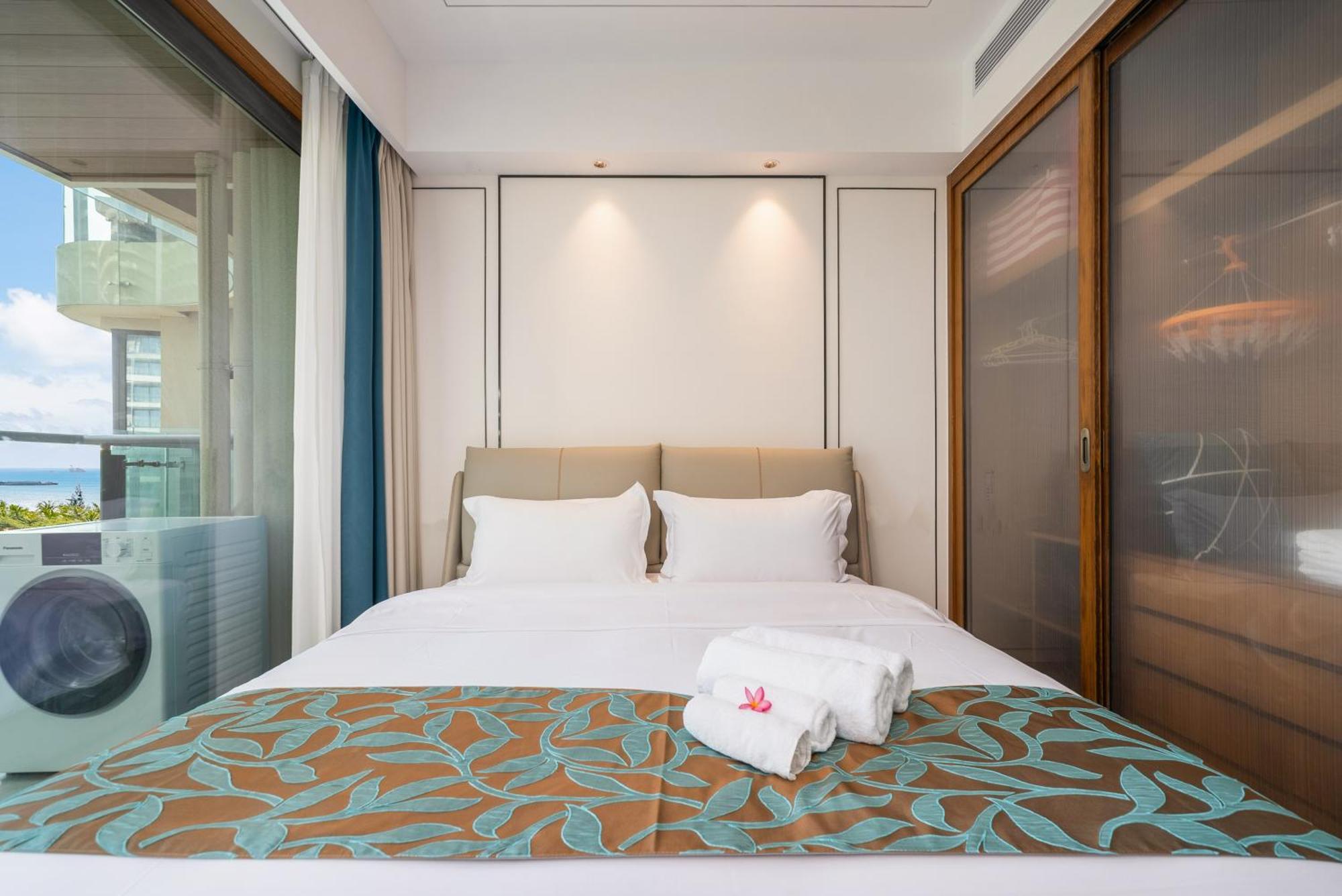 Puhai Sea View Apt By Hailan Tour At Sanya Yazhou Bay#Only 100 Meters To Beach And Sea Swimming Area Esterno foto