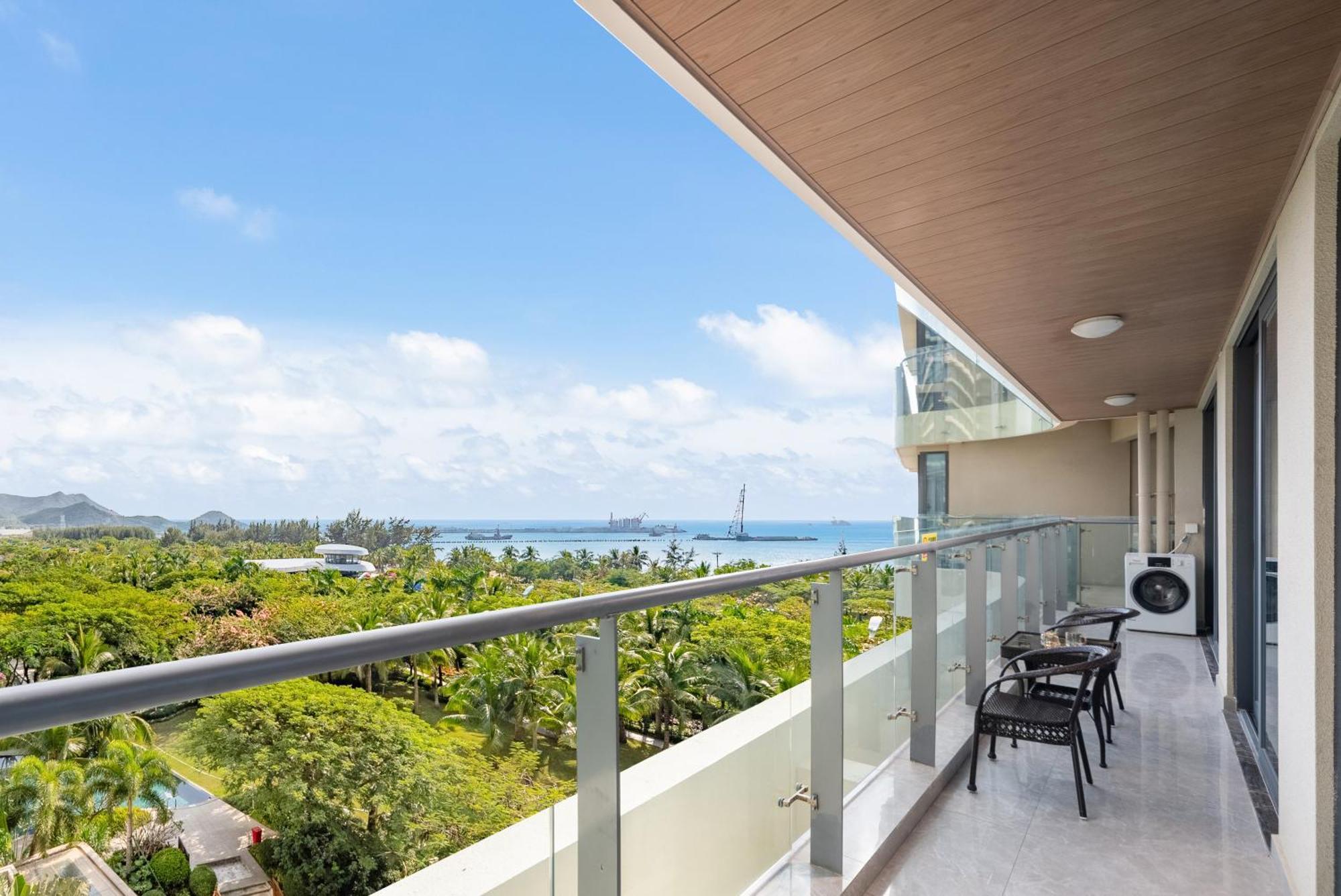 Puhai Sea View Apt By Hailan Tour At Sanya Yazhou Bay#Only 100 Meters To Beach And Sea Swimming Area Esterno foto