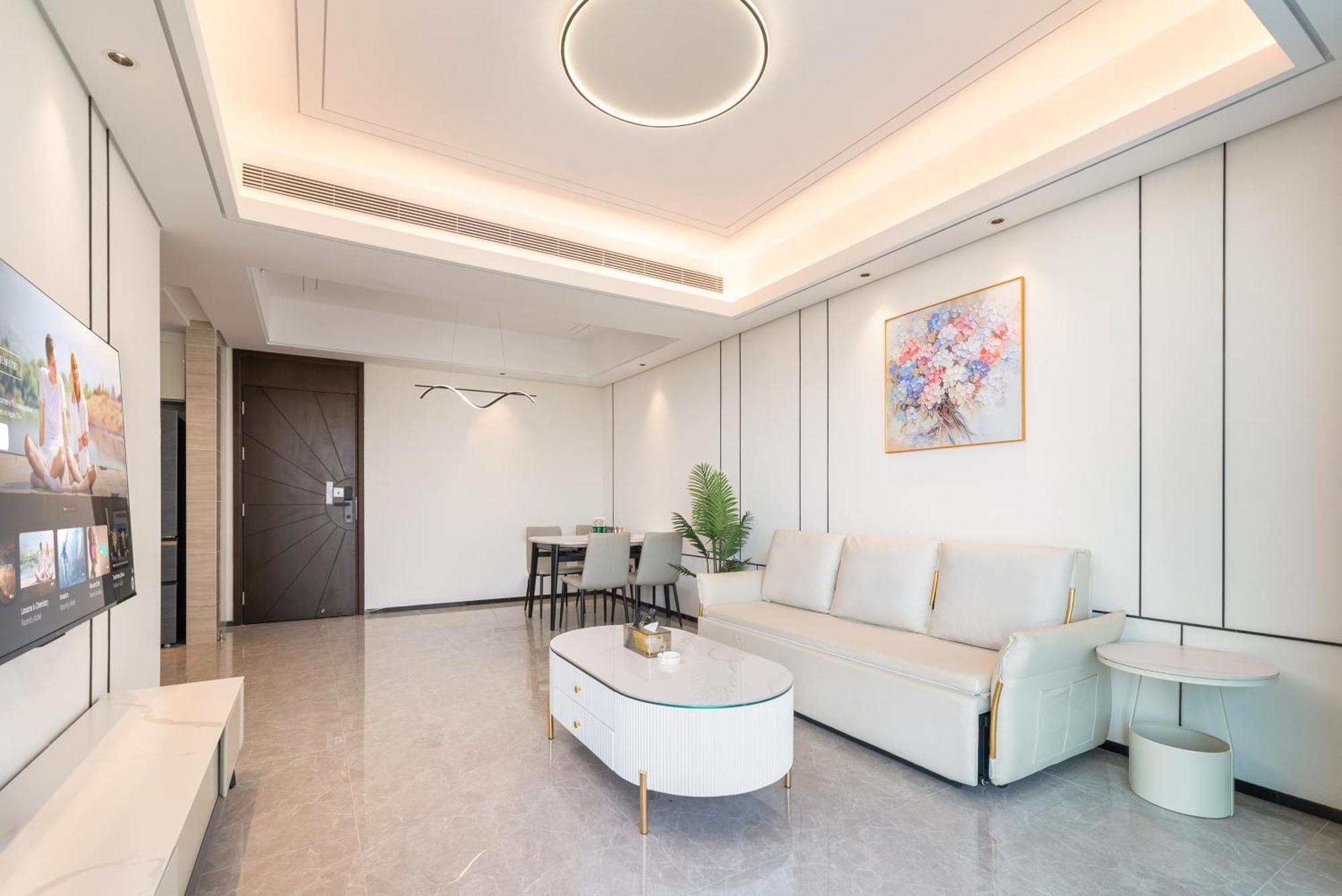 Puhai Sea View Apt By Hailan Tour At Sanya Yazhou Bay#Only 100 Meters To Beach And Sea Swimming Area Esterno foto