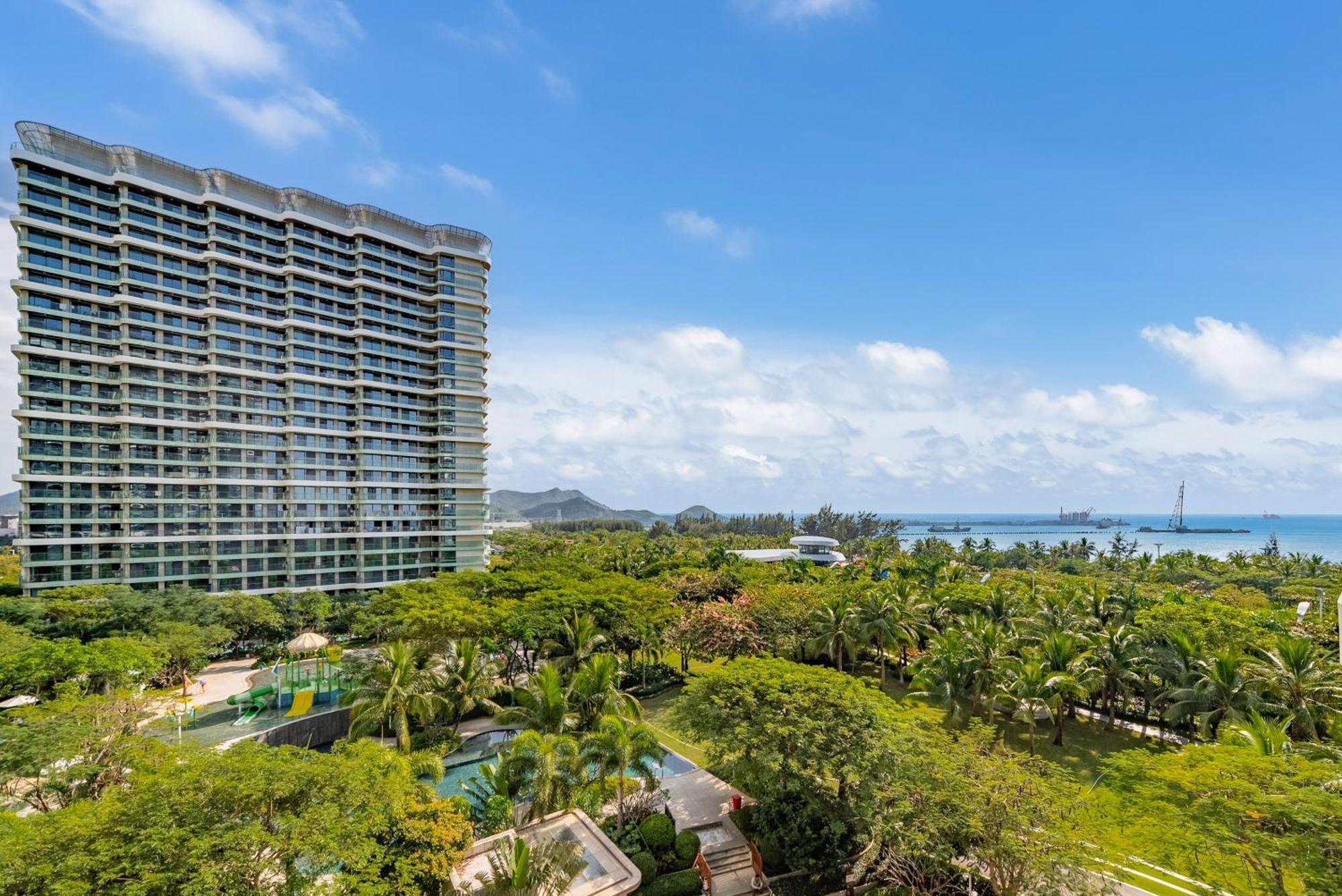 Puhai Sea View Apt By Hailan Tour At Sanya Yazhou Bay#Only 100 Meters To Beach And Sea Swimming Area Esterno foto
