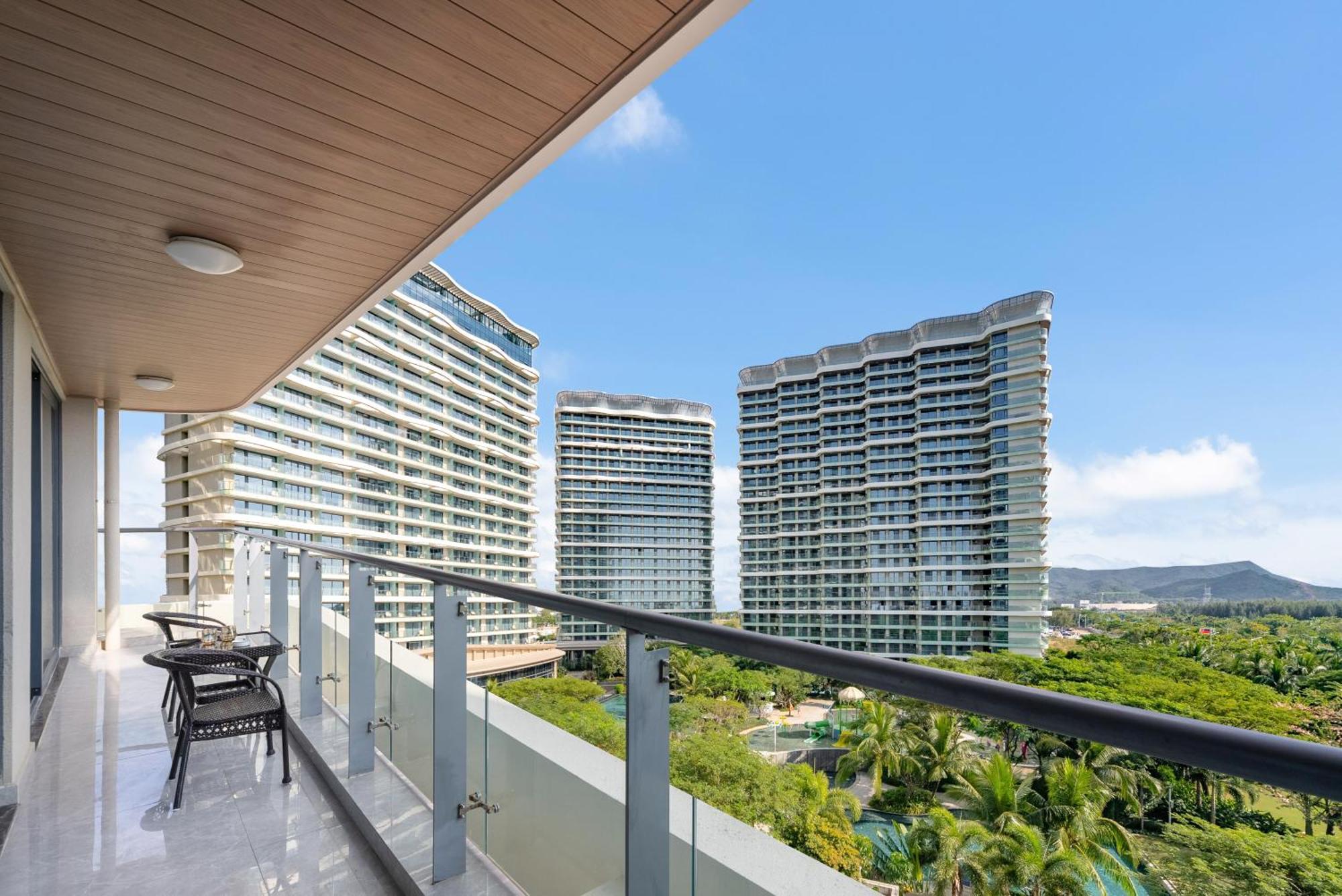 Puhai Sea View Apt By Hailan Tour At Sanya Yazhou Bay#Only 100 Meters To Beach And Sea Swimming Area Esterno foto