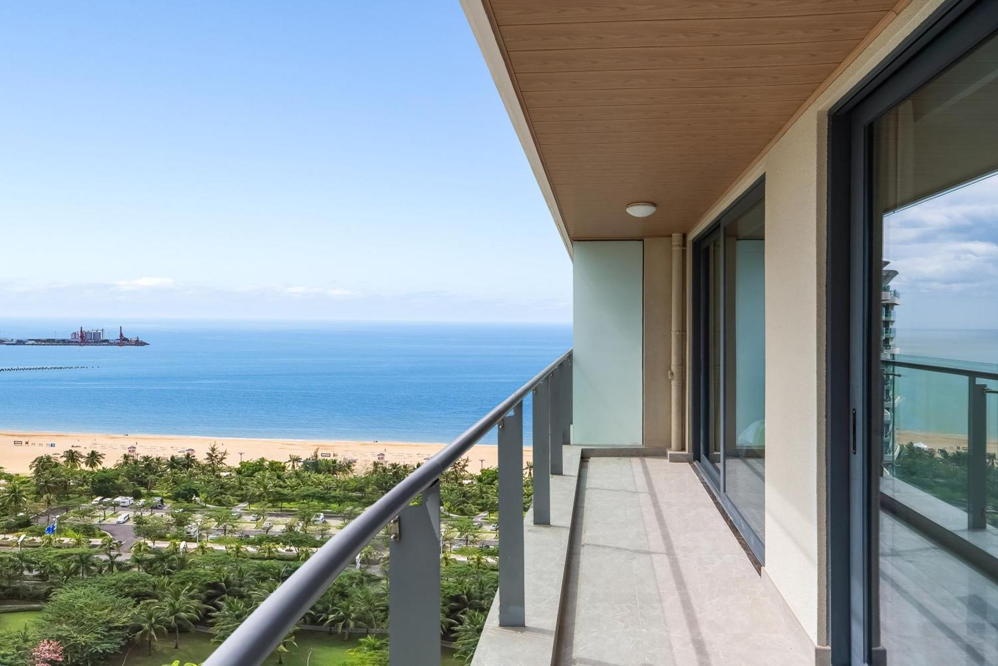 Puhai Sea View Apt By Hailan Tour At Sanya Yazhou Bay#Only 100 Meters To Beach And Sea Swimming Area Esterno foto