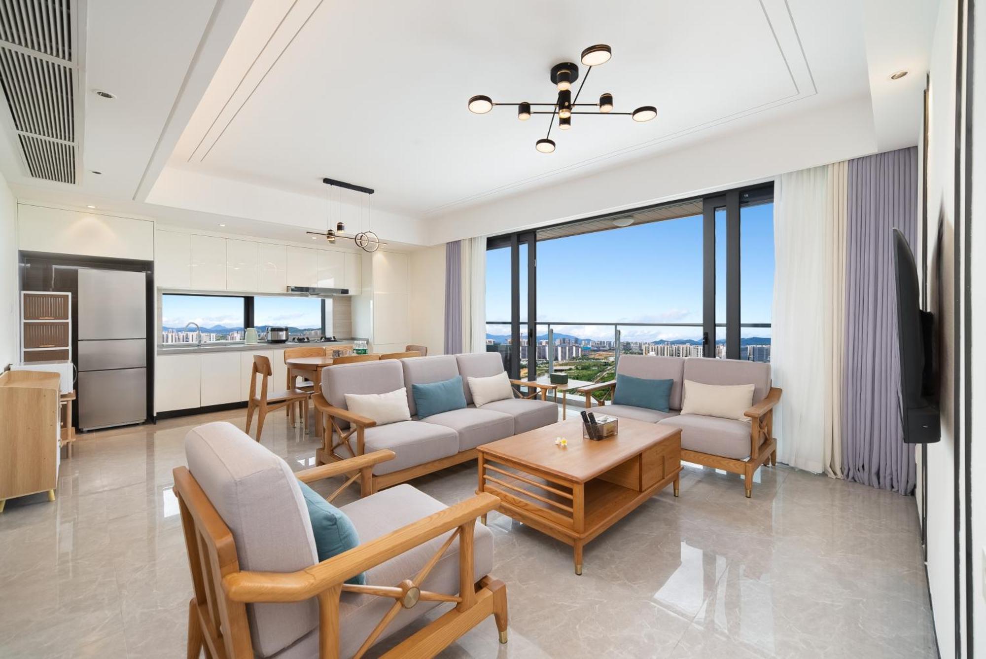 Puhai Sea View Apt By Hailan Tour At Sanya Yazhou Bay#Only 100 Meters To Beach And Sea Swimming Area Esterno foto