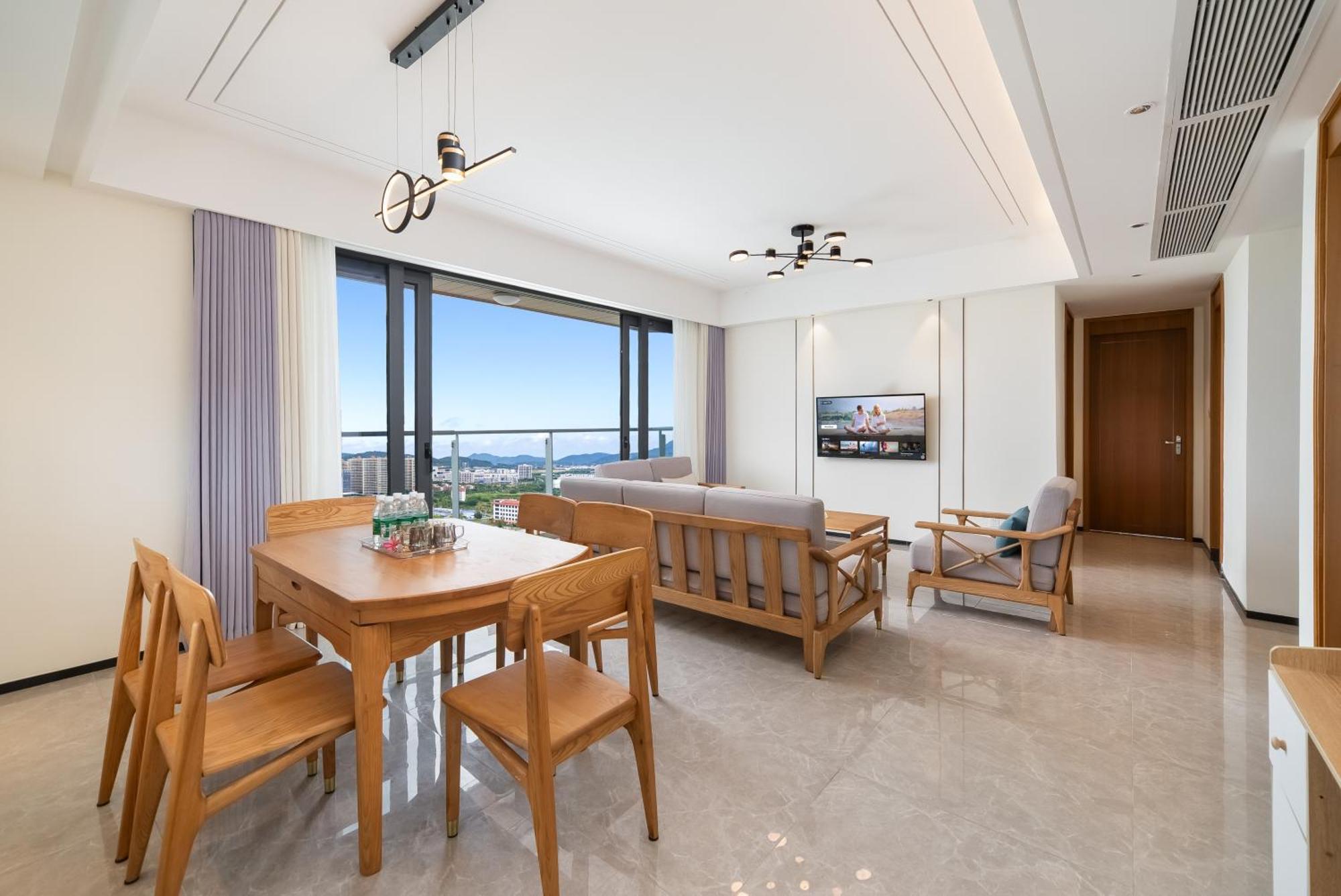 Puhai Sea View Apt By Hailan Tour At Sanya Yazhou Bay#Only 100 Meters To Beach And Sea Swimming Area Esterno foto