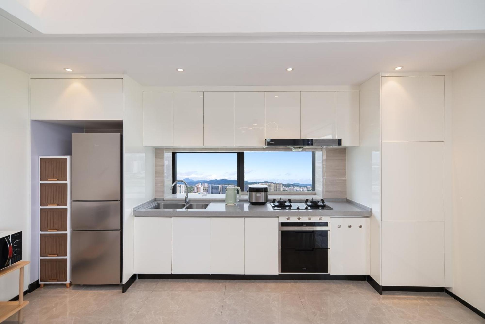 Puhai Sea View Apt By Hailan Tour At Sanya Yazhou Bay#Only 100 Meters To Beach And Sea Swimming Area Esterno foto