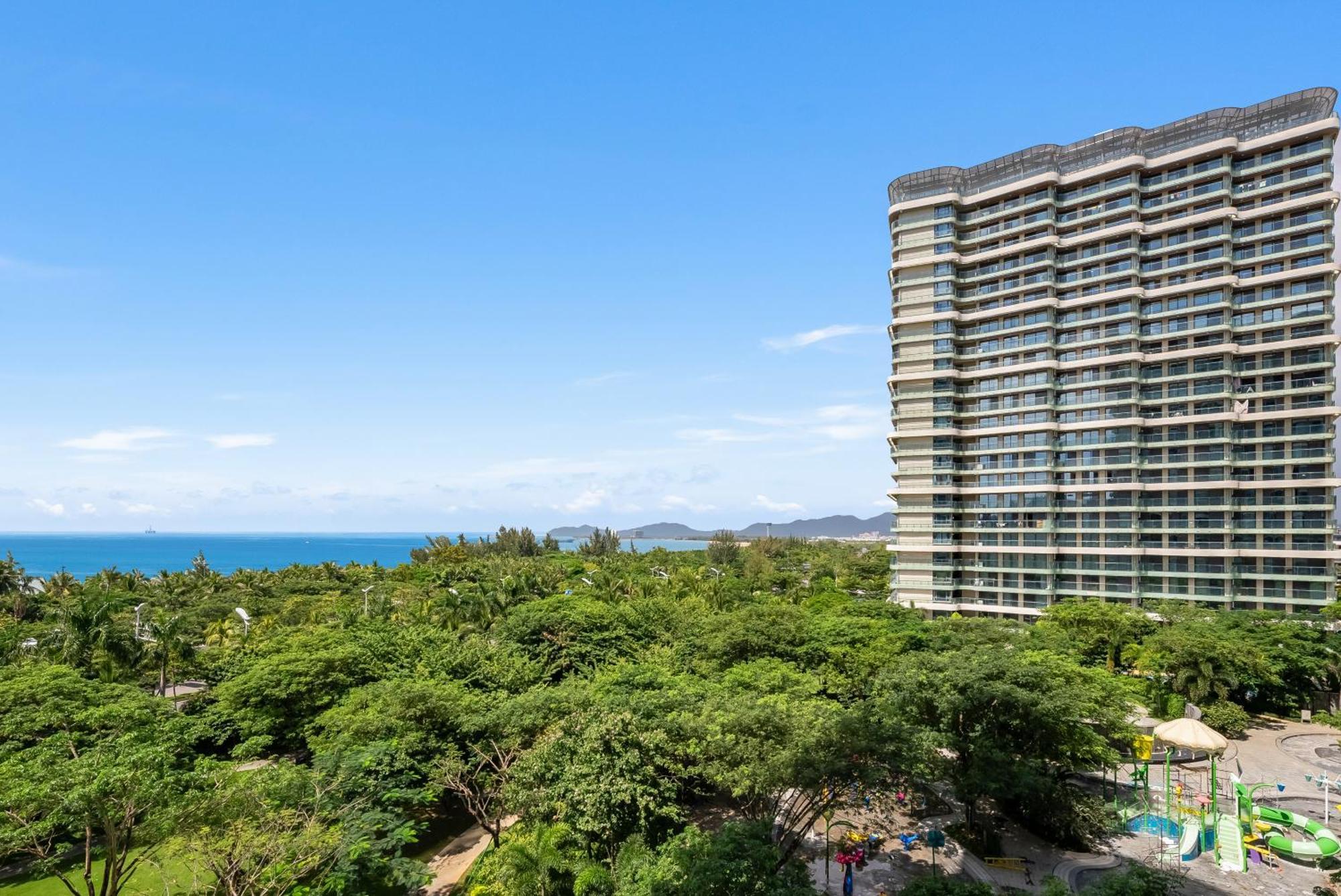 Puhai Sea View Apt By Hailan Tour At Sanya Yazhou Bay#Only 100 Meters To Beach And Sea Swimming Area Esterno foto