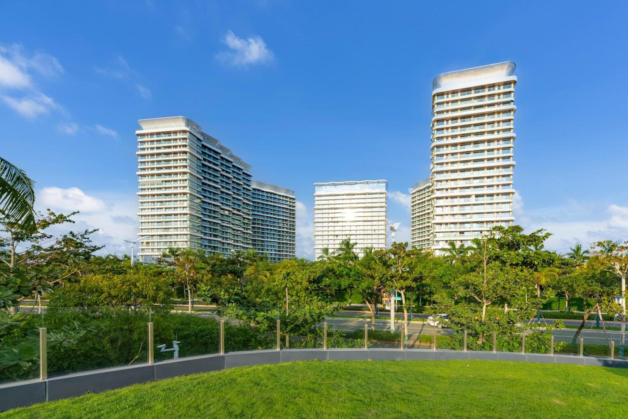Puhai Sea View Apt By Hailan Tour At Sanya Yazhou Bay#Only 100 Meters To Beach And Sea Swimming Area Esterno foto