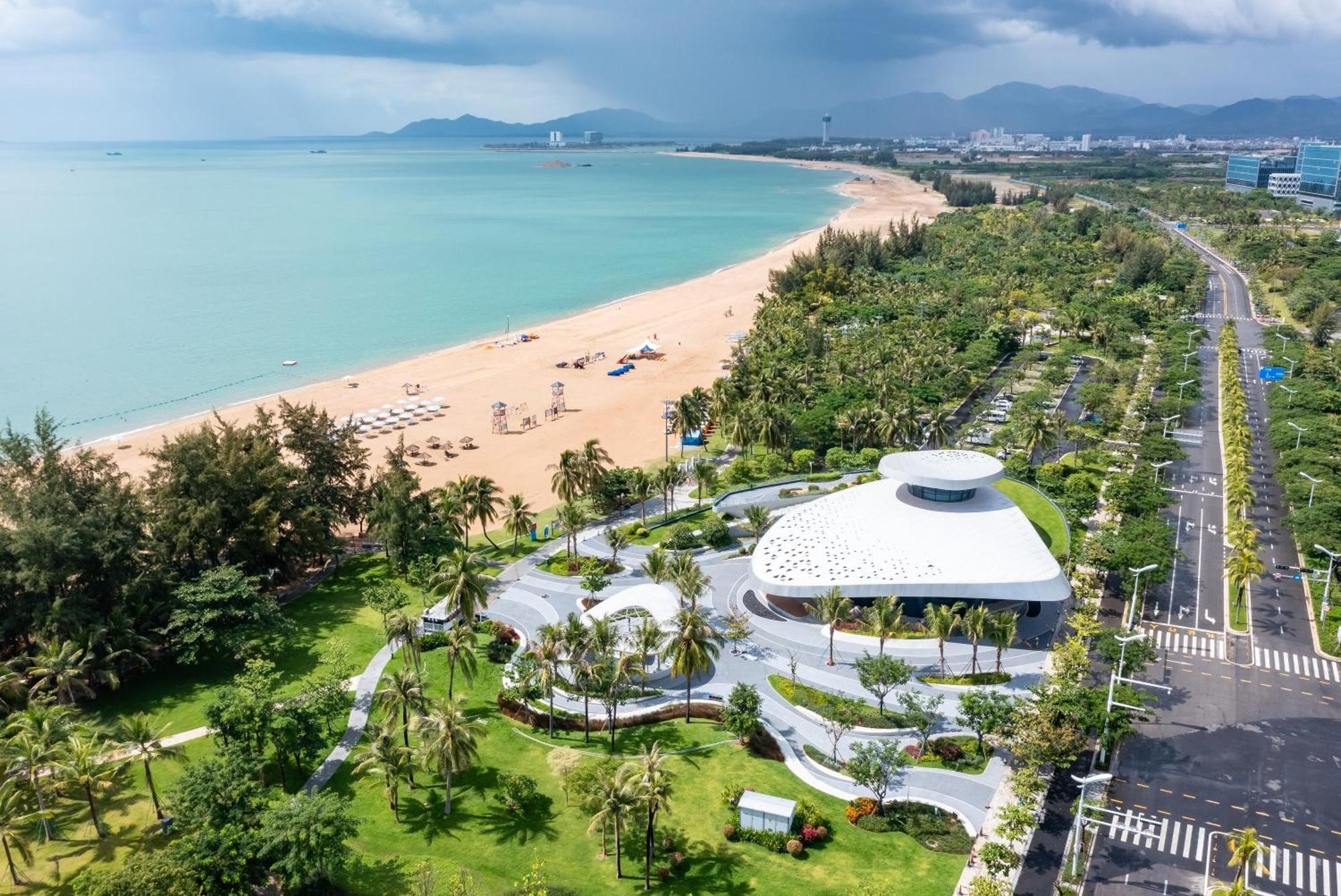Puhai Sea View Apt By Hailan Tour At Sanya Yazhou Bay#Only 100 Meters To Beach And Sea Swimming Area Esterno foto