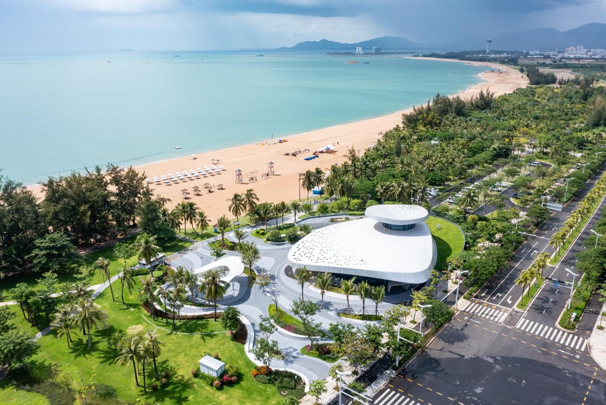 Puhai Sea View Apt By Hailan Tour At Sanya Yazhou Bay#Only 100 Meters To Beach And Sea Swimming Area Esterno foto